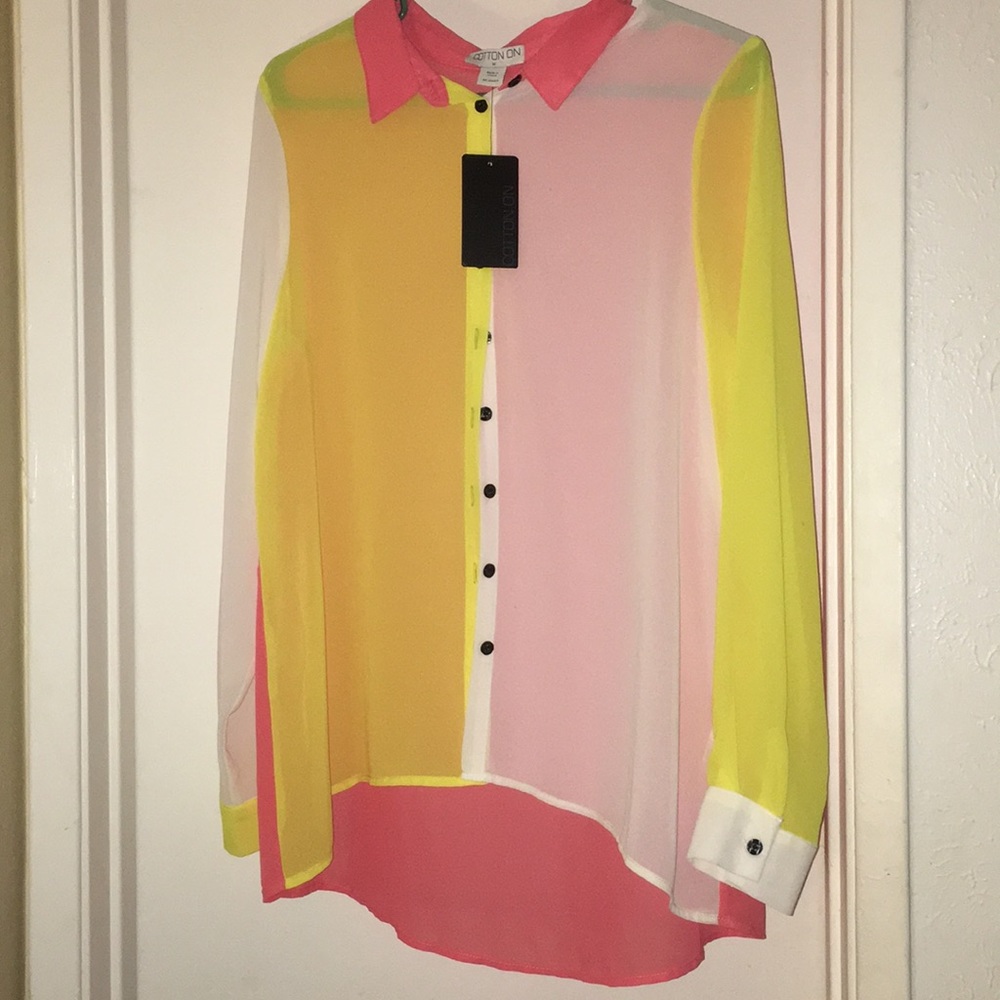 Sheer Easter Long Sleeve Top.
